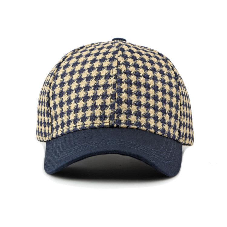 Harlow™ | Houndstooth Canvas Cap