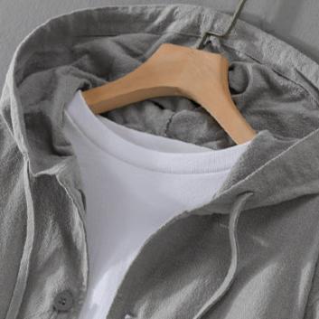 Harlow™ | Cotton Linen Hoodie