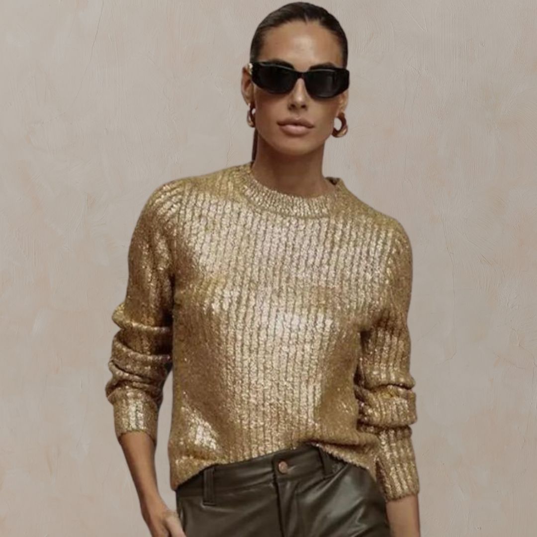 Harlow™ | Textured Metallic Knit
