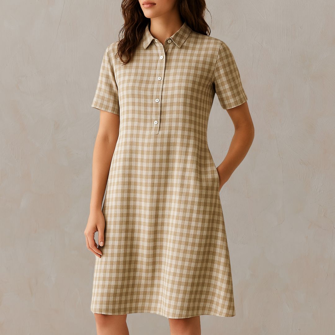 Harlow™ | Willow Linen Shirt Dress