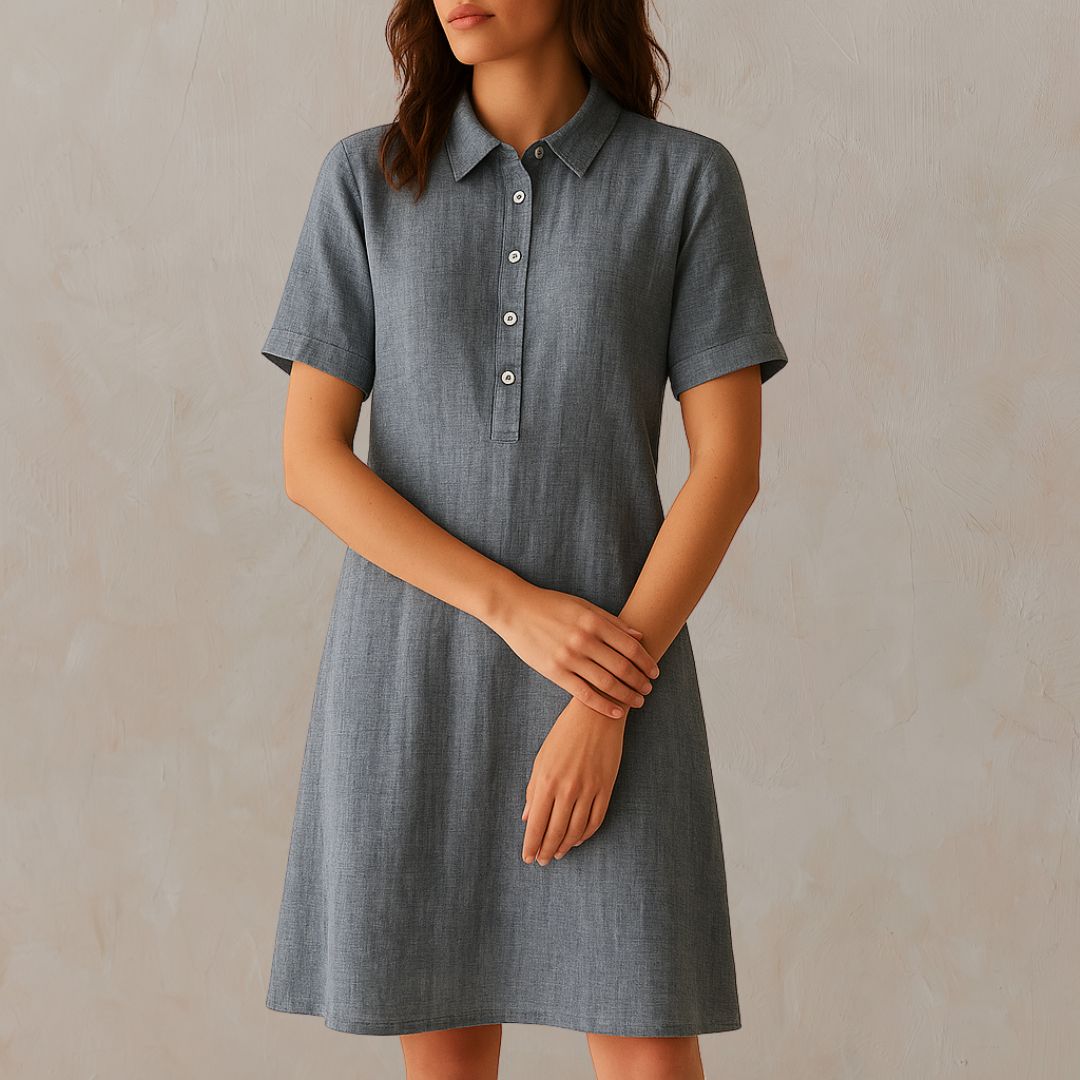 Harlow™ | Willow Linen Shirt Dress