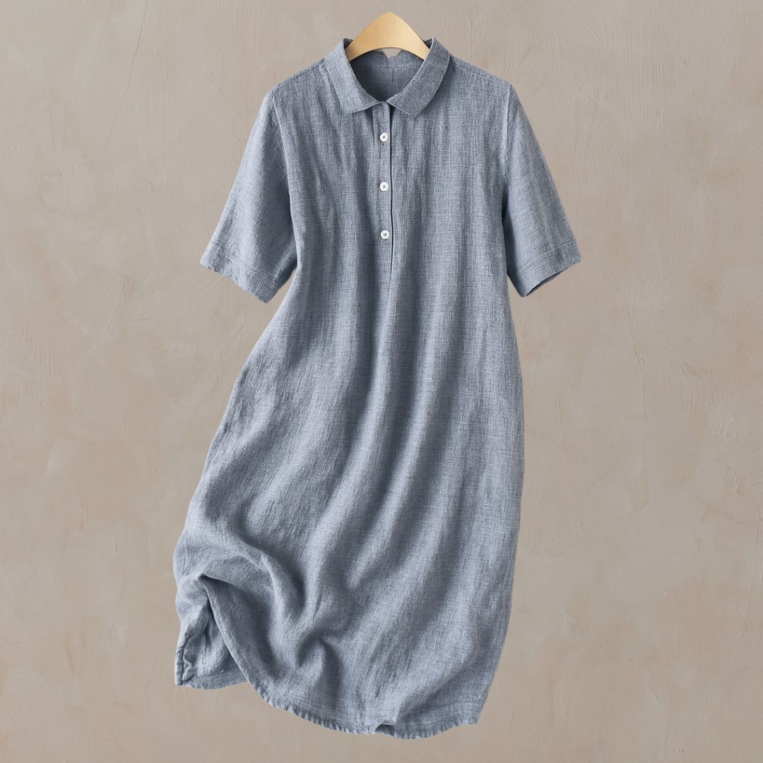 Harlow™ | Willow Linen Shirt Dress
