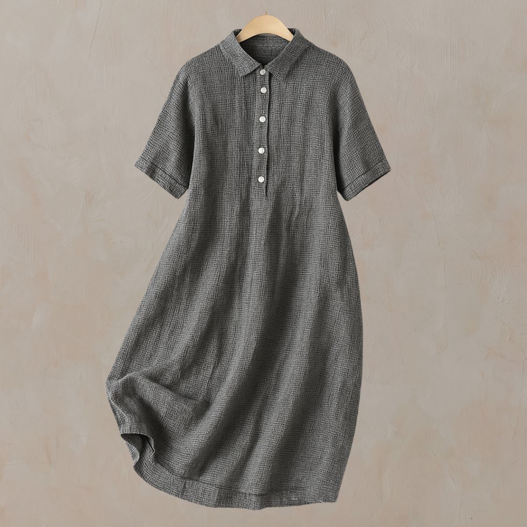 Harlow™ | Willow Linen Shirt Dress