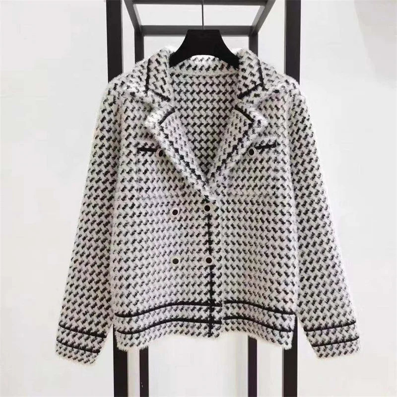 Harlow™ | Celeste Houndstooth Jacket
