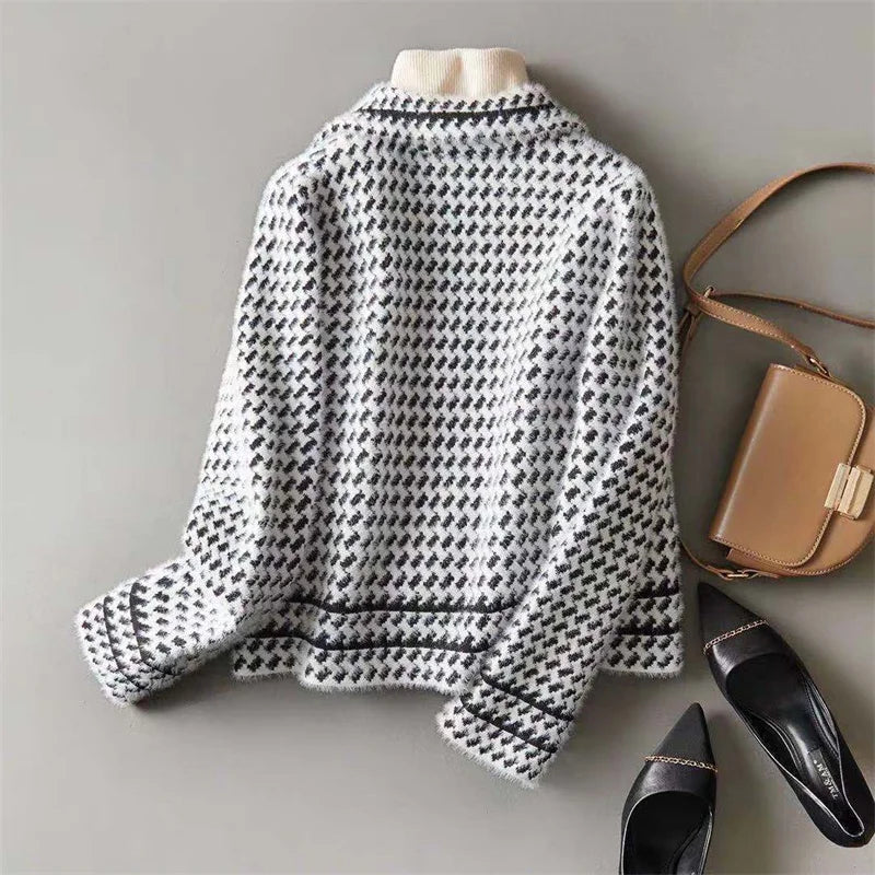 Harlow™ | Celeste Houndstooth Jacket