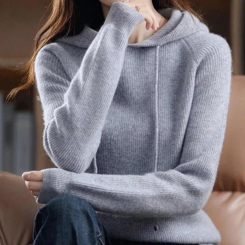 Harlow™ | Elara Cashmere Hoodie