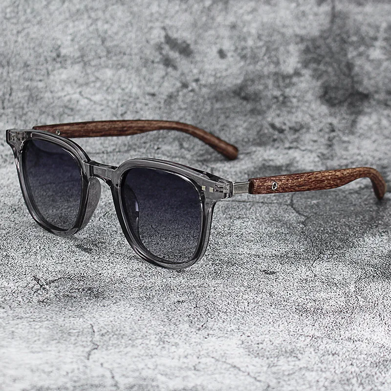 Harlow™ | Polarized Wood Grain Sunglasses