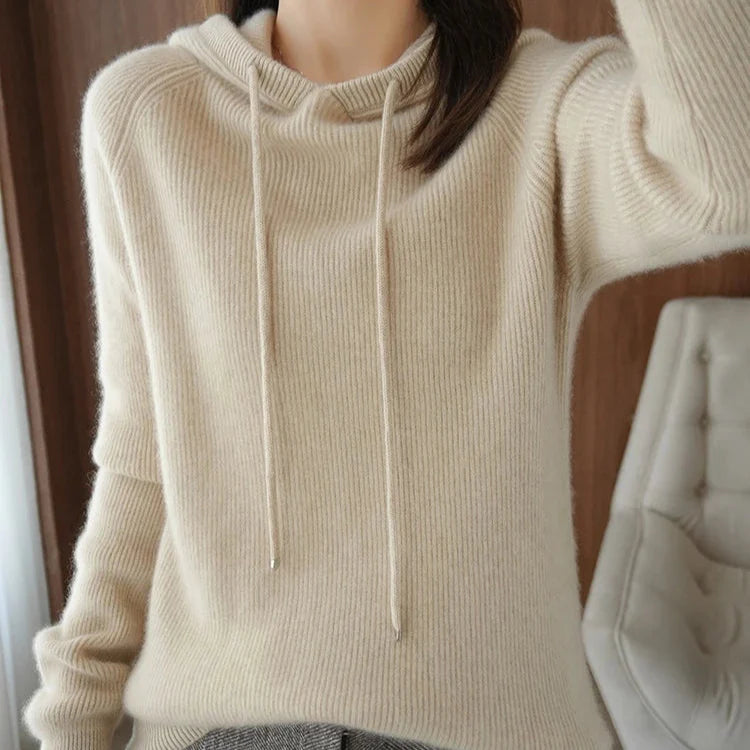 Harlow™ | Elara Cashmere Hoodie