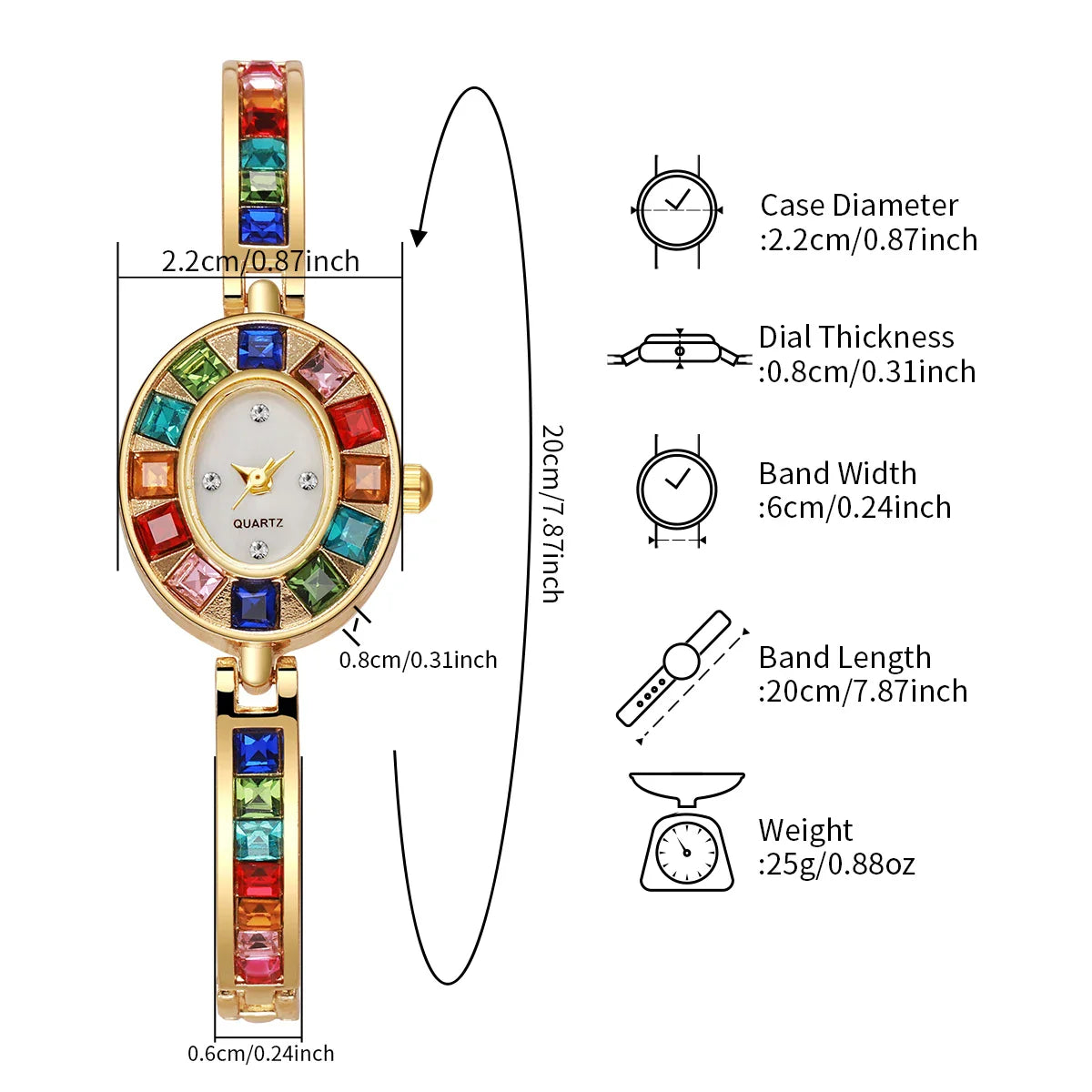 Harlow™ | Aurelia Gemstone Watch