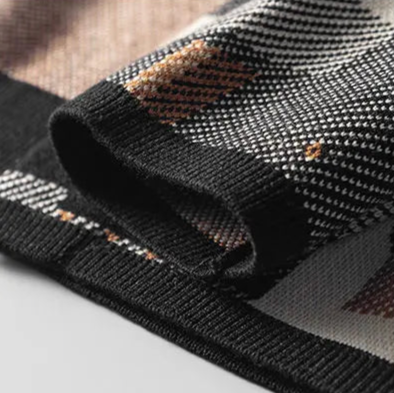Harlow™ | Abstract Wool Knitted Cardigan