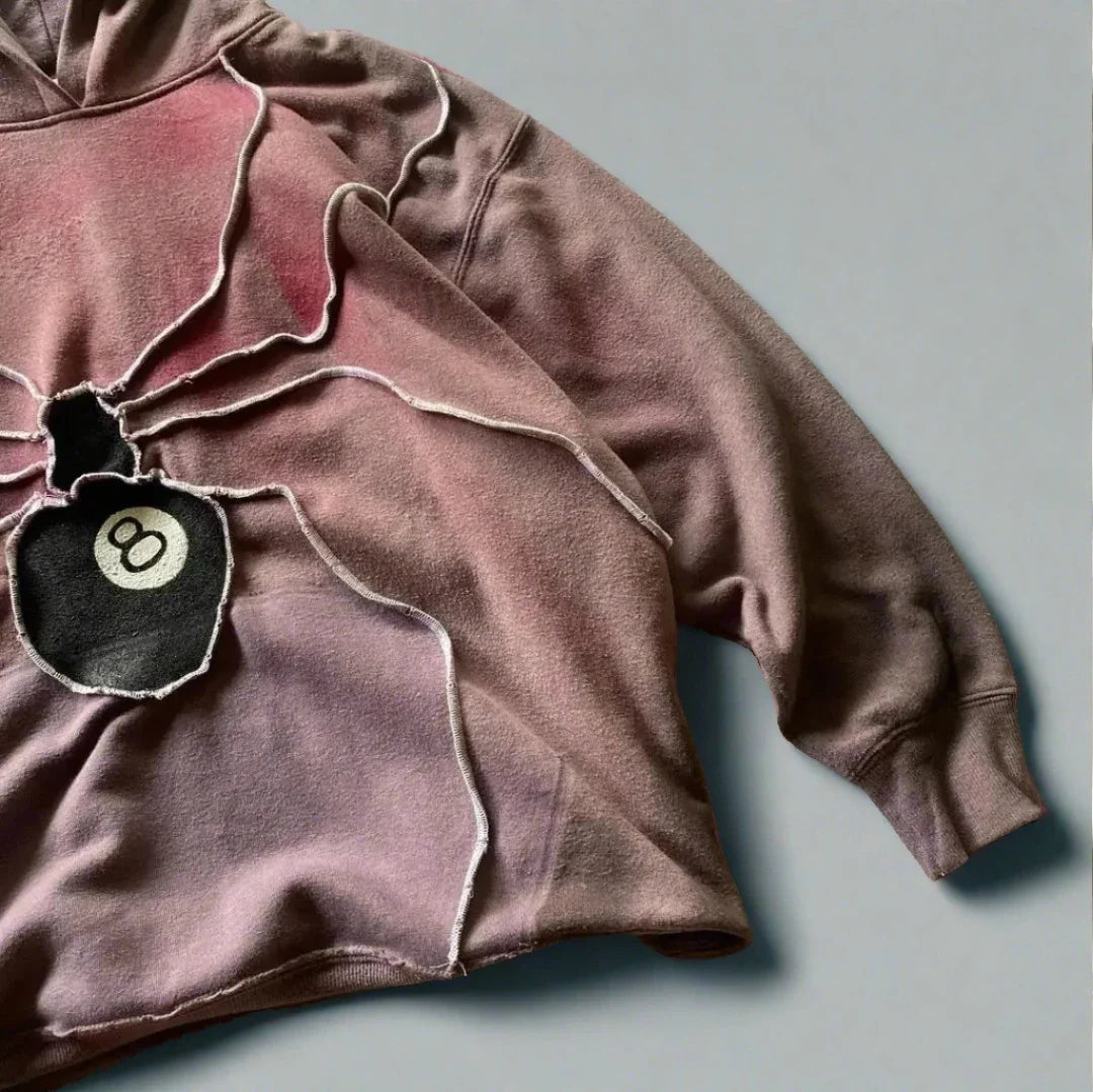 Harlow™ | Harajuku Spider Patchwork Hoodie