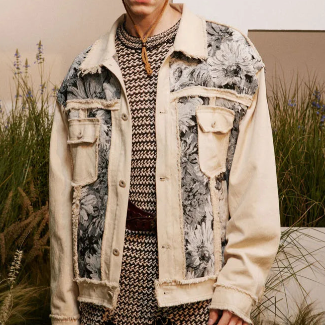 Harlow™ | Hikari Floral Denim Jacket