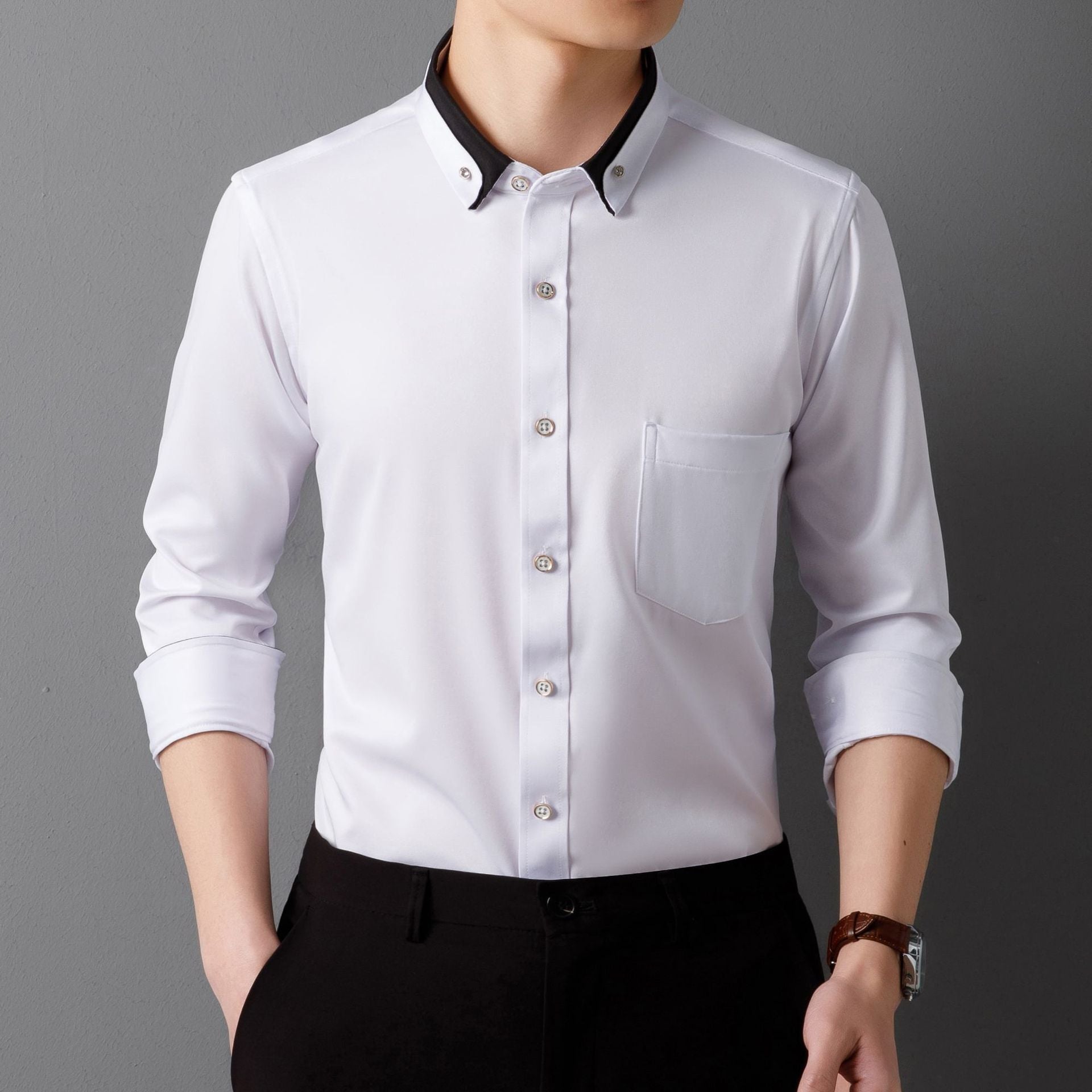 Harlow™ | Avant Garde Long Sleeve Shirt