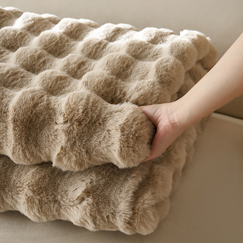 Harlow™ | Velvet Fur Blanket