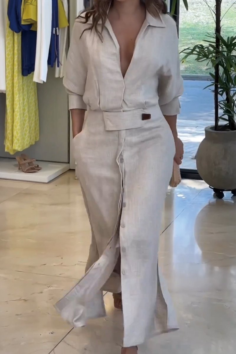 Harlow™ | Jeanette V-Neck Maxi Dress