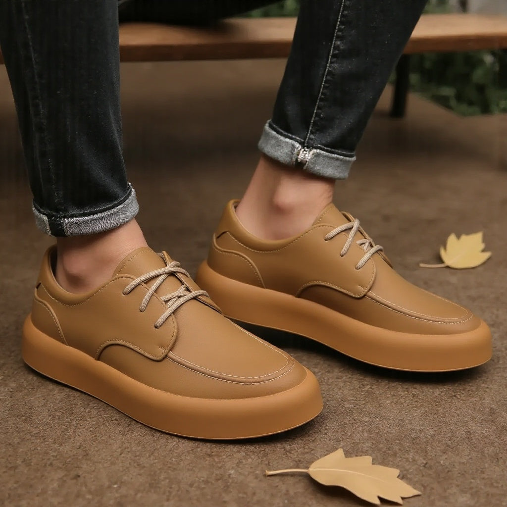 Harlow™ | Sahara Leather Sneakers