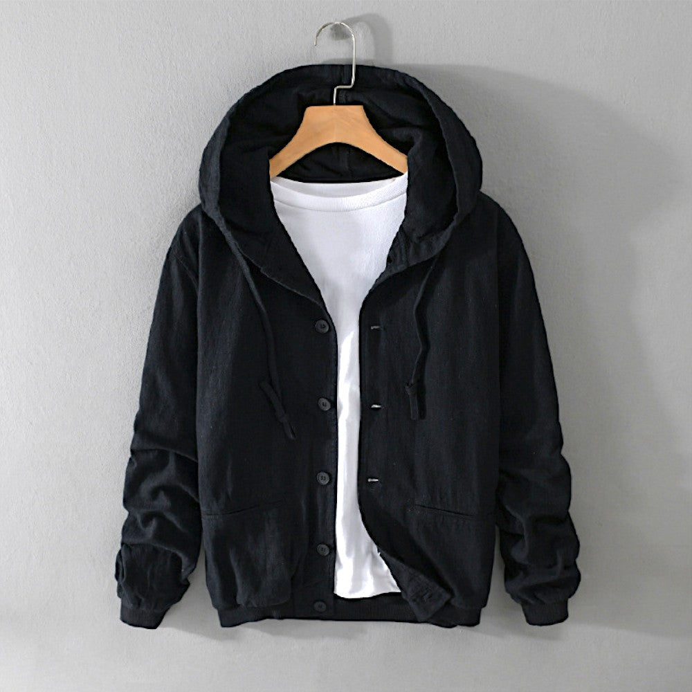 Harlow™ | Cotton Linen Hoodie