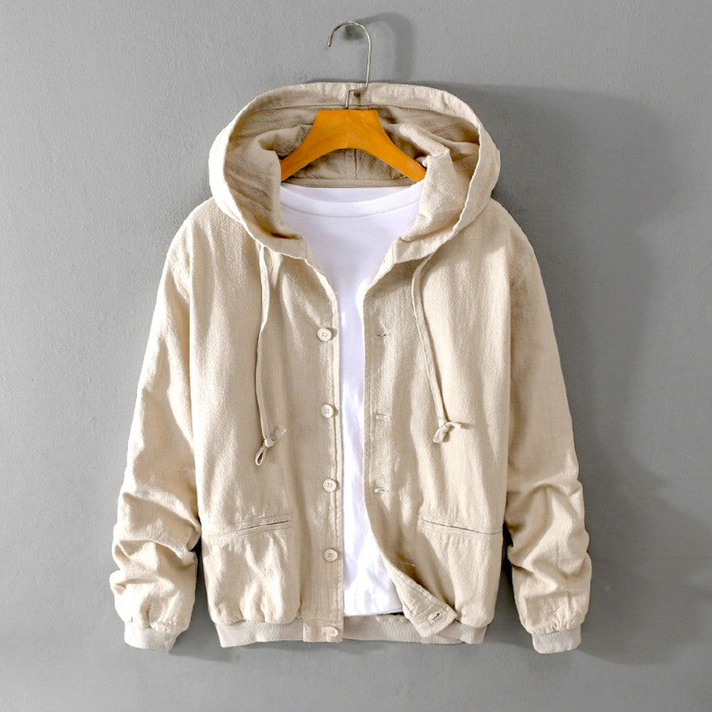 Harlow™ | Cotton Linen Hoodie