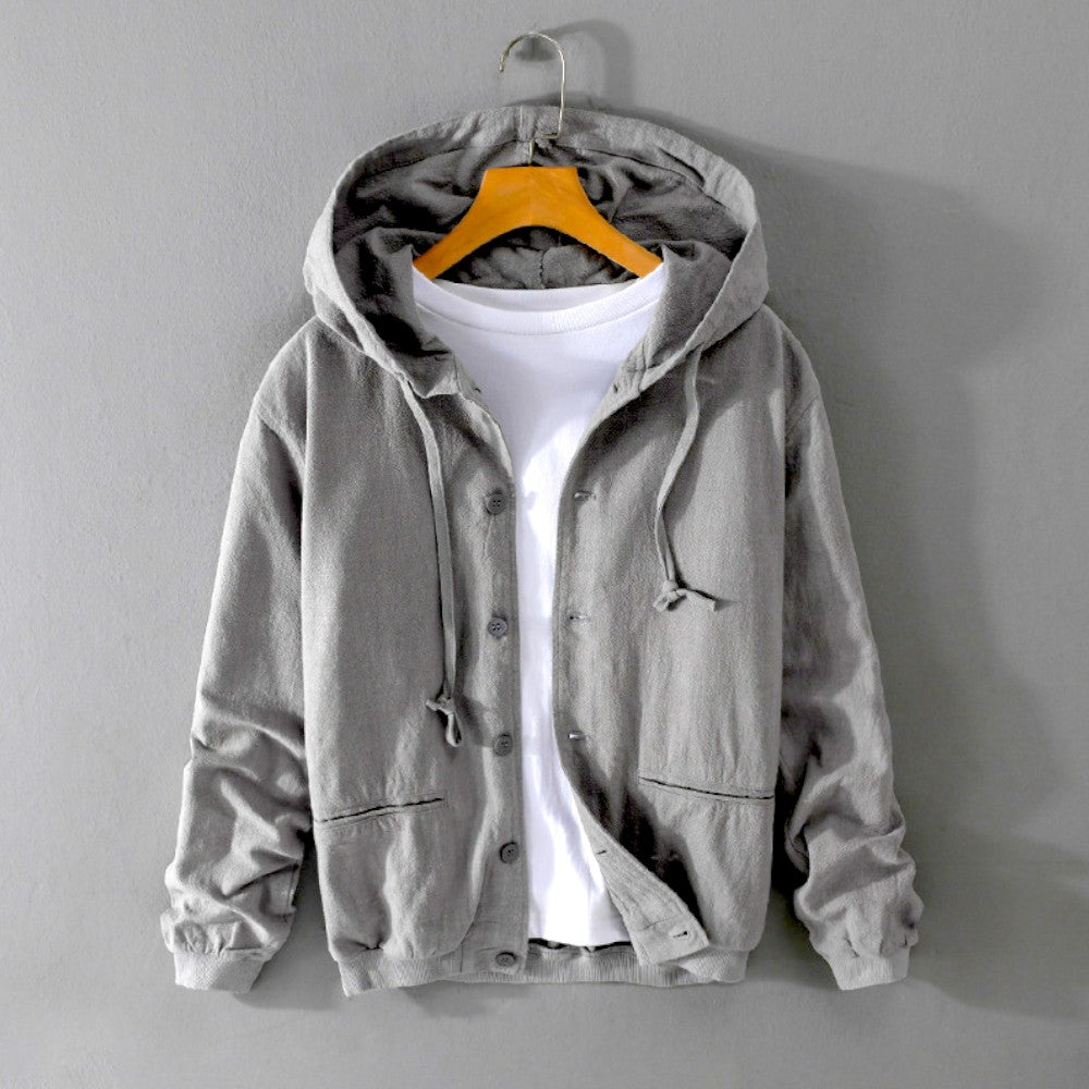 Harlow™ | Cotton Linen Hoodie