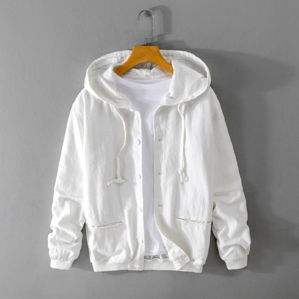 Harlow™ | Cotton Linen Hoodie