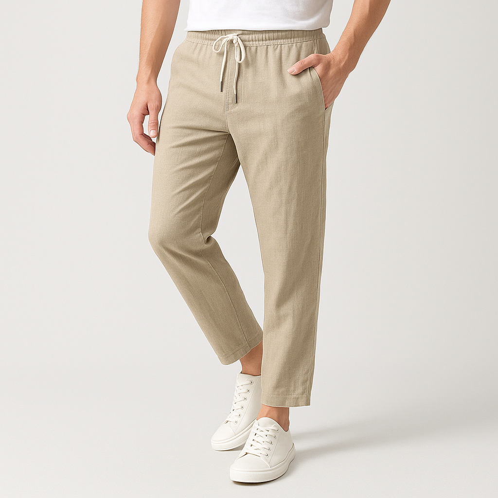 Harlow™ | Monaco Cotton Linen Trousers