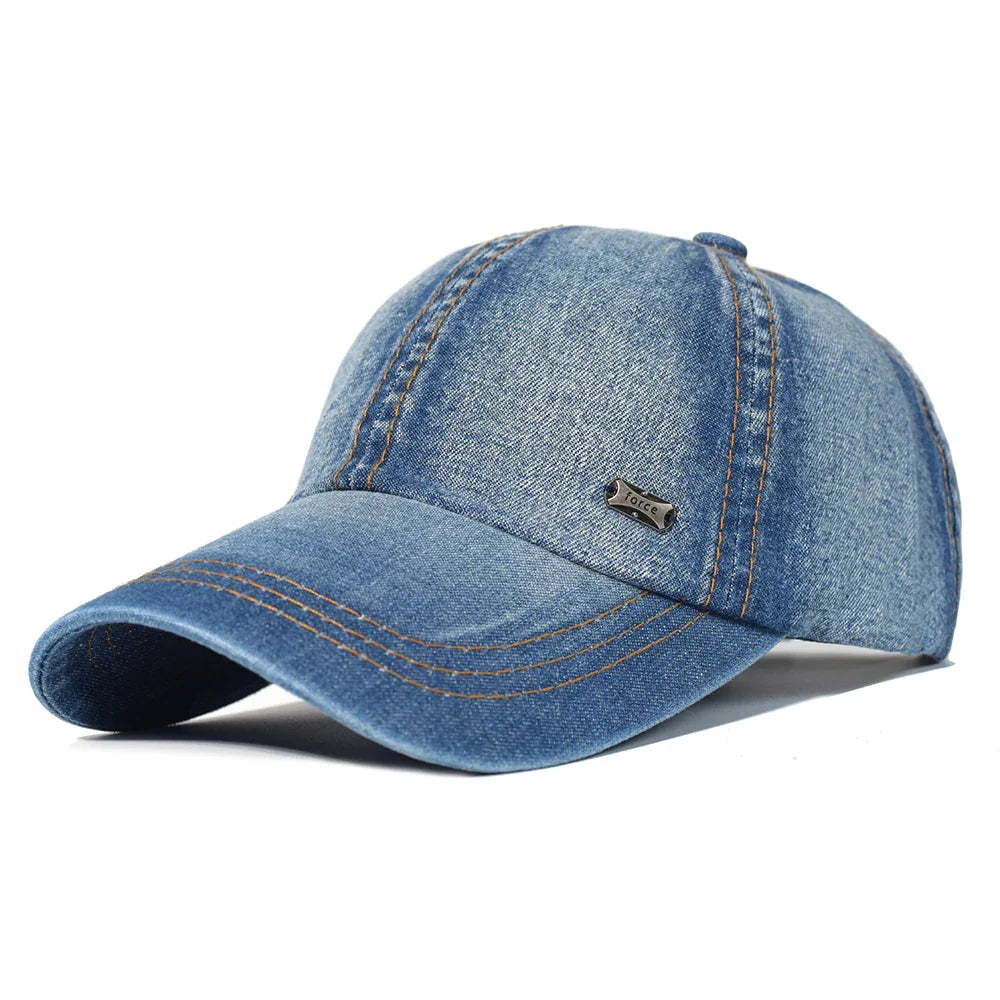 Harlow™ |Classic Washed Denim Cap