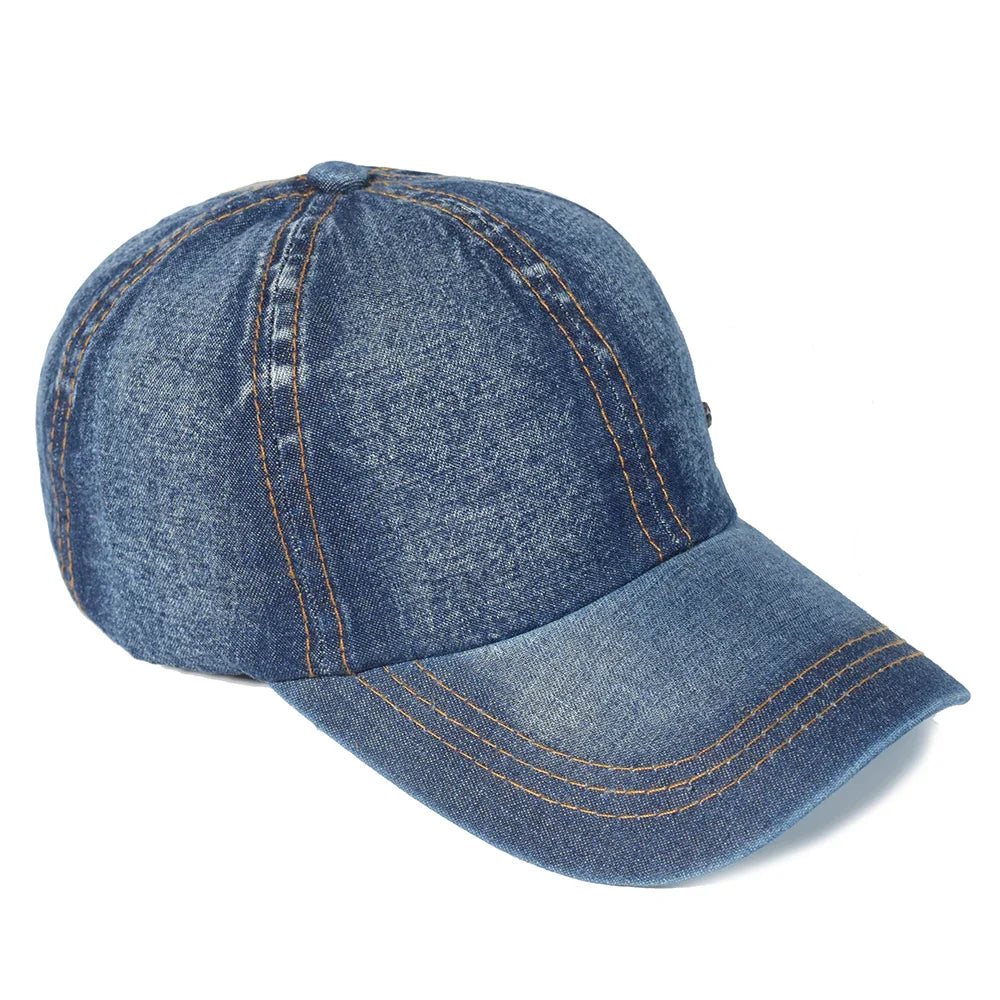 Harlow™ |Classic Washed Denim Cap