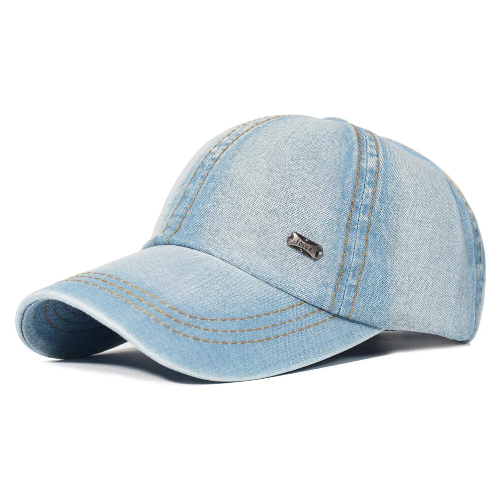 Harlow™ |Classic Washed Denim Cap