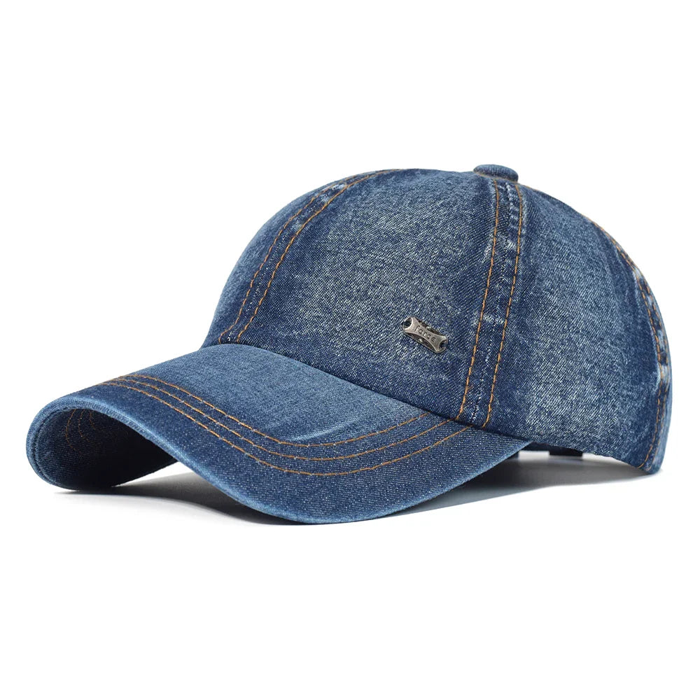 Harlow™ |Classic Washed Denim Cap