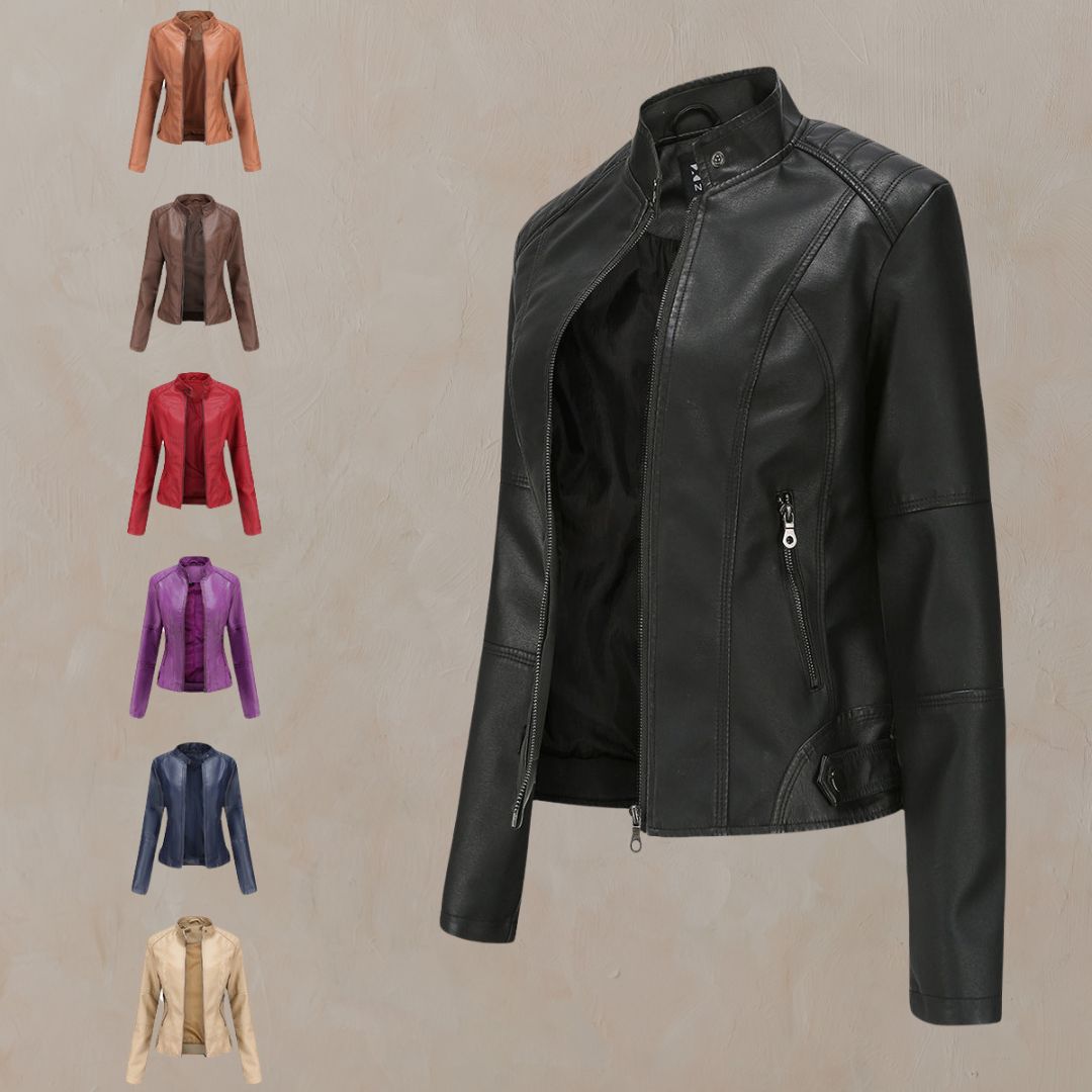 Harlow™ | Sloan Faux Biker Jacket