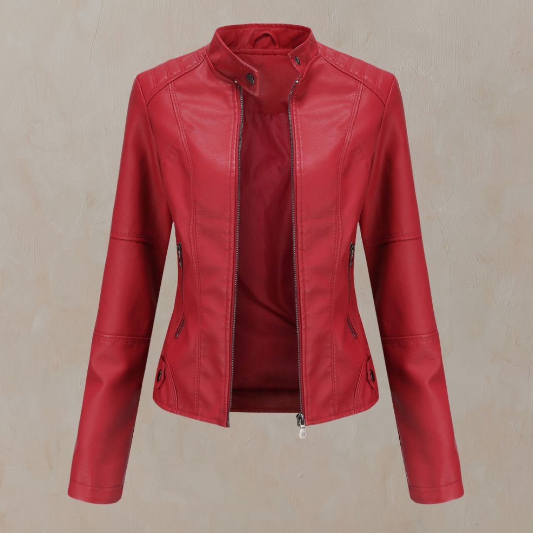 Harlow™ | Sloan Faux Biker Jacket