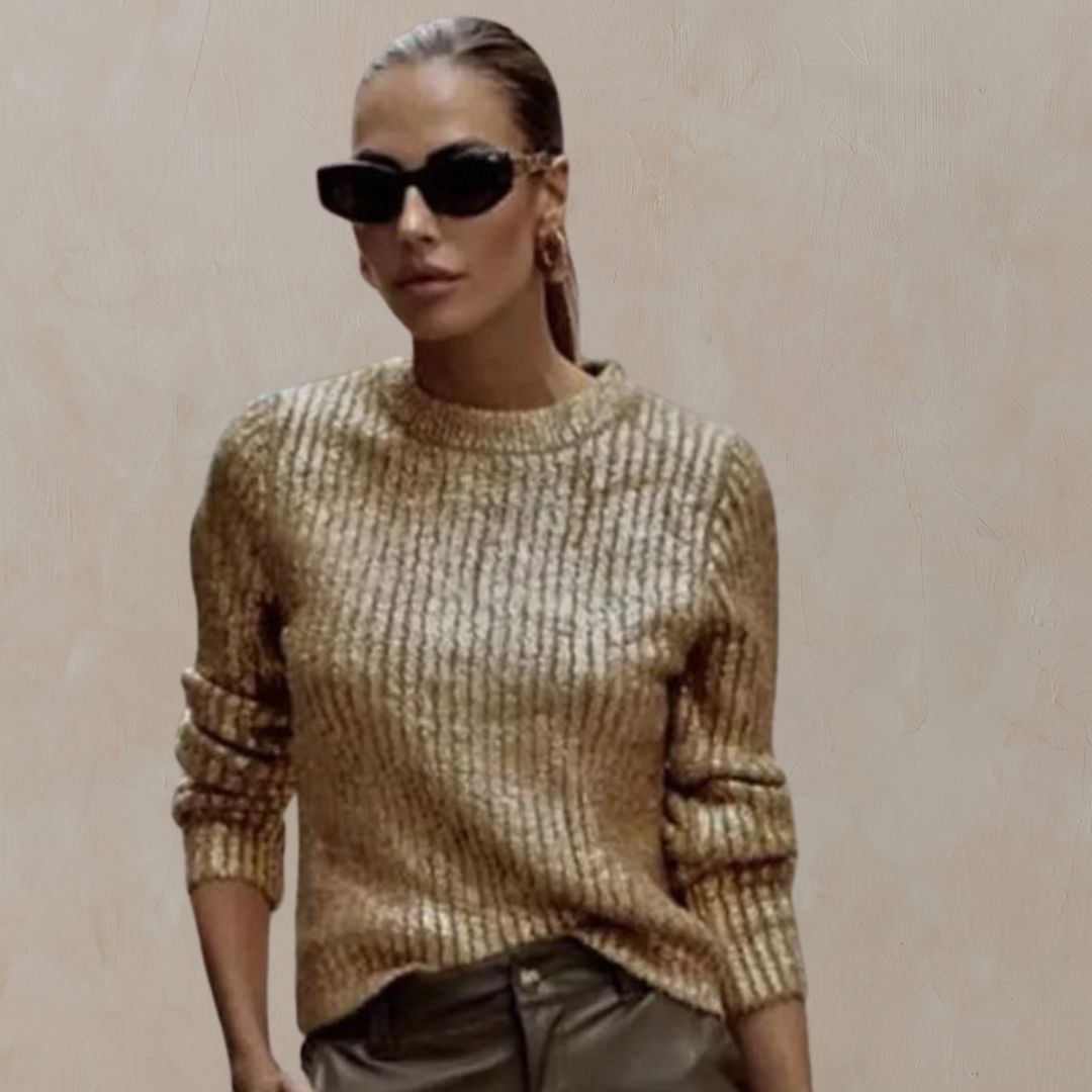 Harlow™ | Textured Metallic Knit