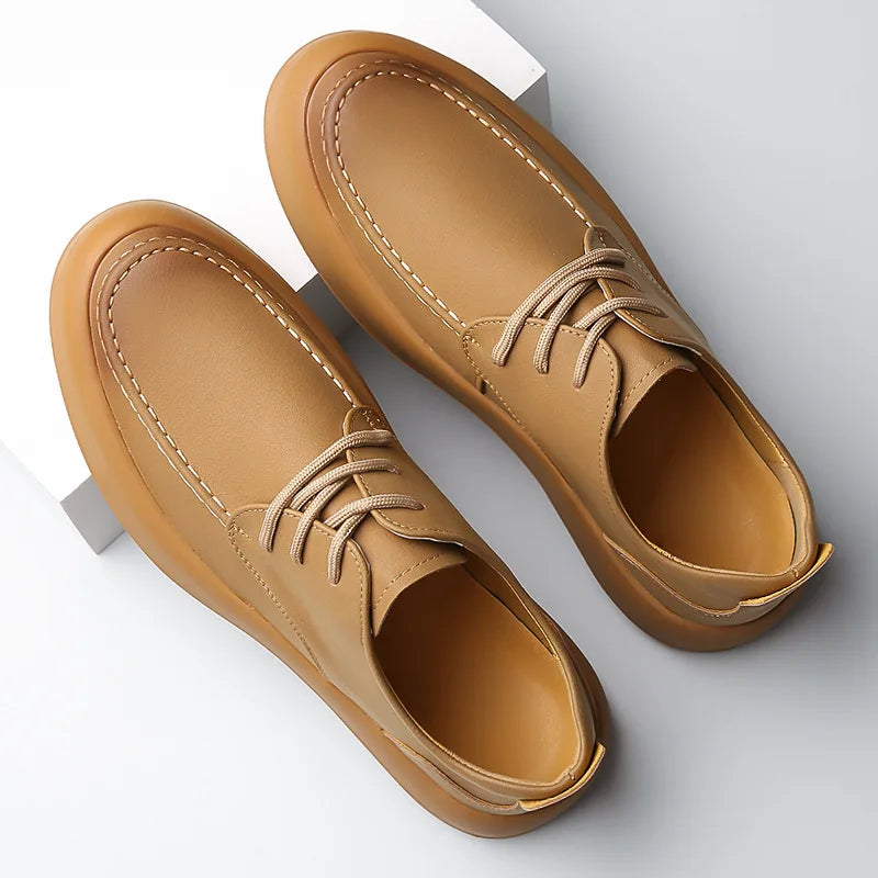 Harlow™ | Sahara Leather Sneakers