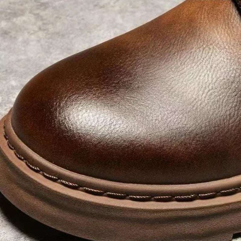 Harlow™ | Rustic Forge Leather Boots