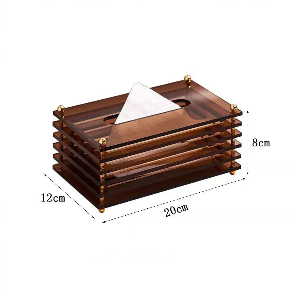 Harlow™ | Acrylic Luxe Tissue Box