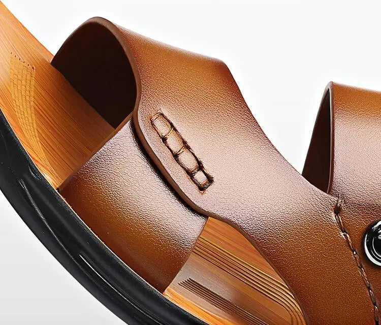 Harlow™ | Avenwood Leather Sandals