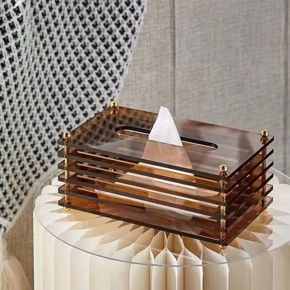 Harlow™ | Acrylic Luxe Tissue Box