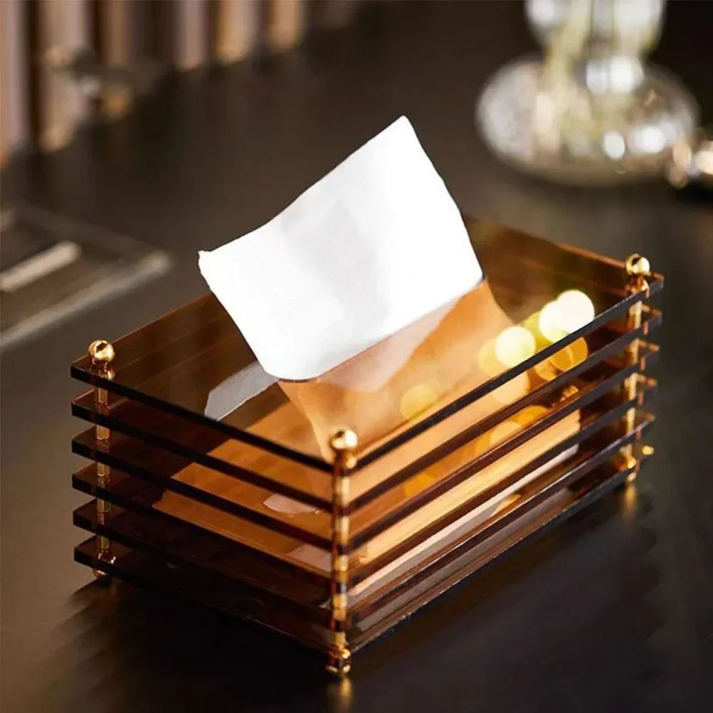 Harlow™ | Acrylic Luxe Tissue Box