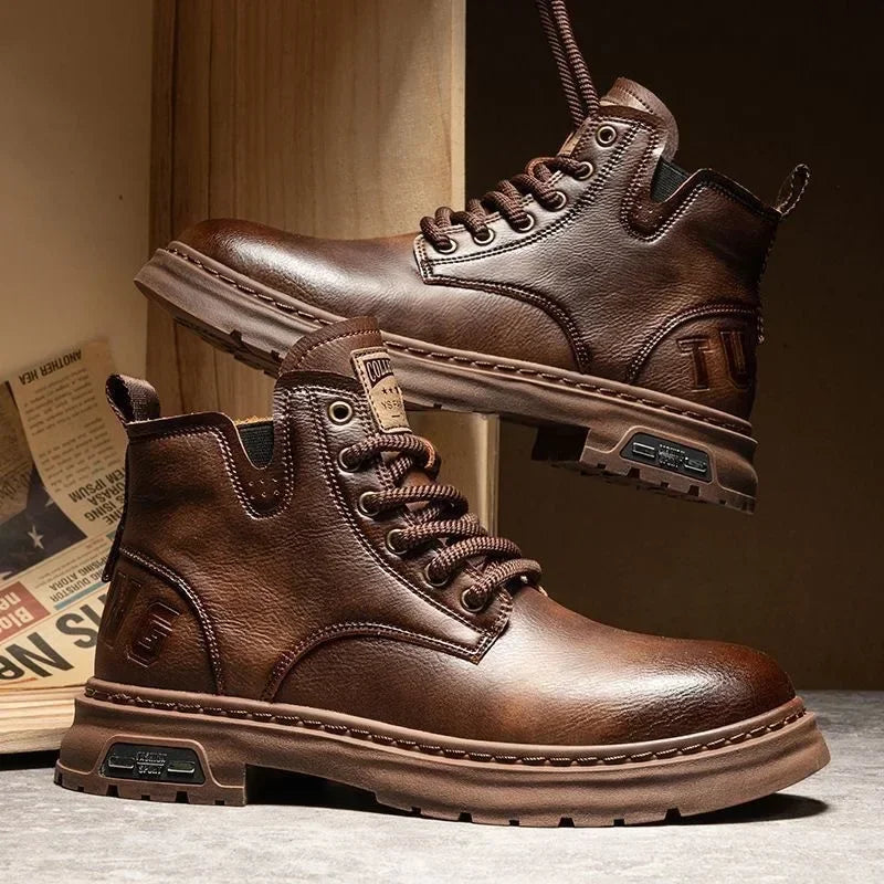 Harlow™ | Rustic Forge Leather Boots