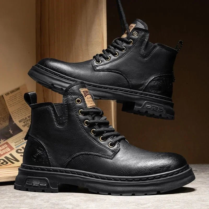 Harlow™ | Rustic Forge Leather Boots