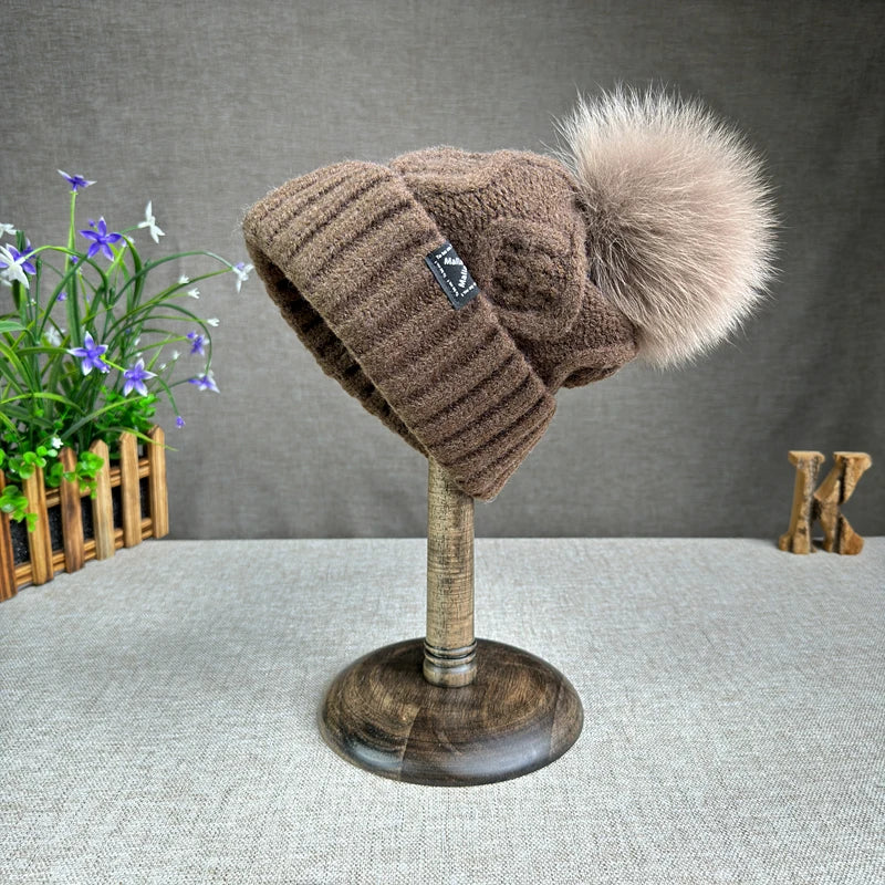 Harlow™ | Clara Wool Knit Beanie