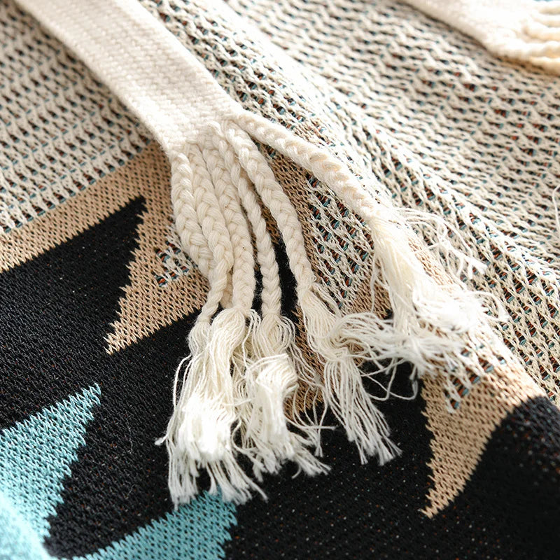 Harlow™ | Navajo Vintage Knitted Shorts