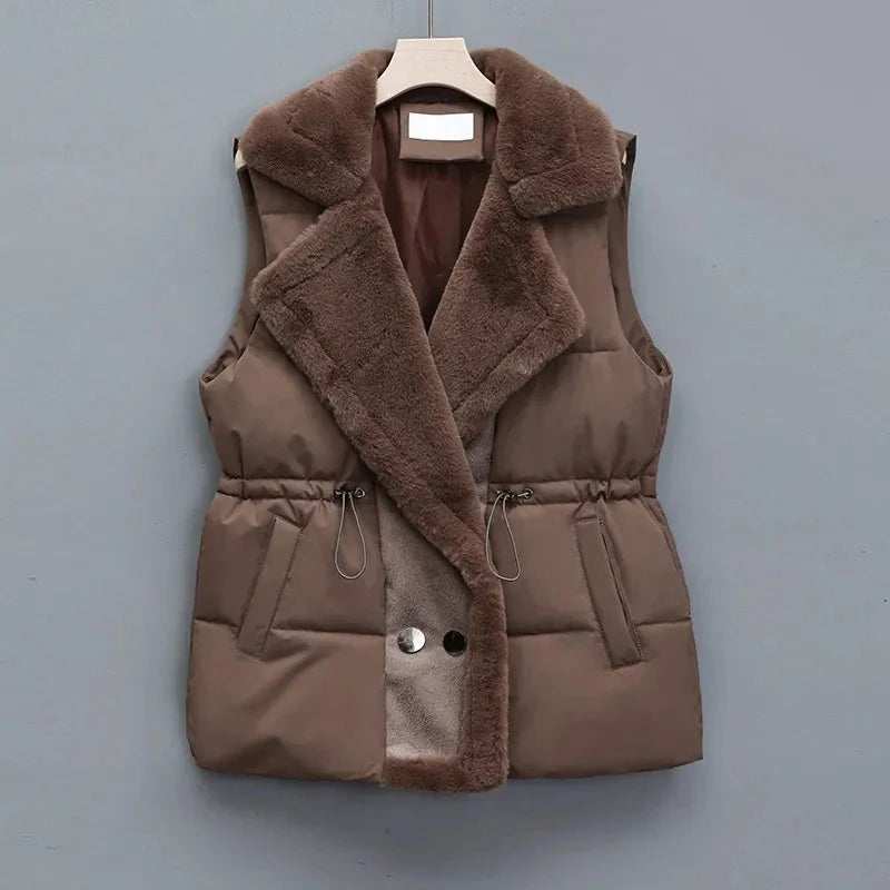 Harlow™ | Elise Rossi Fleece Puffer Vest
