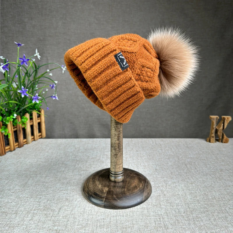 Harlow™ | Clara Wool Knit Beanie