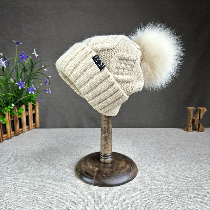 Harlow™ | Clara Wool Knit Beanie