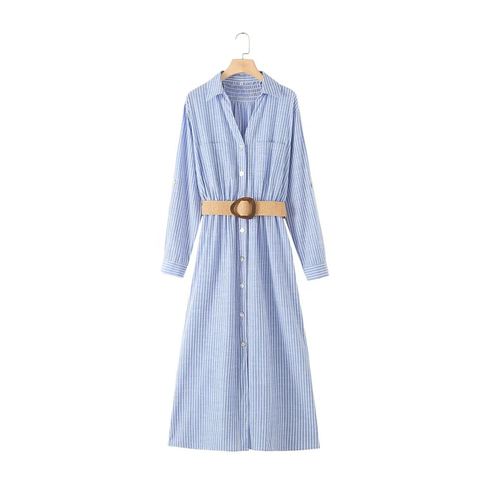 Harlow™ | Solana Belted Midi Dress