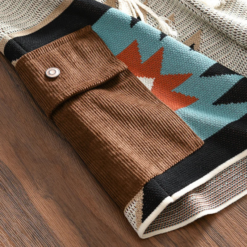 Harlow™ | Navajo Vintage Knitted Shorts