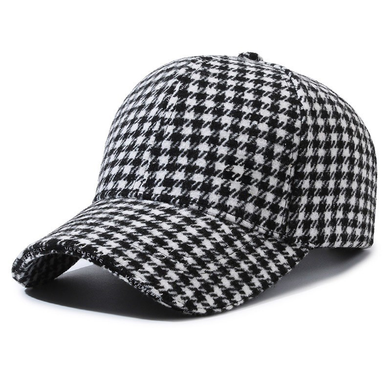 Harlow™ | Houndstooth Vintage Cap